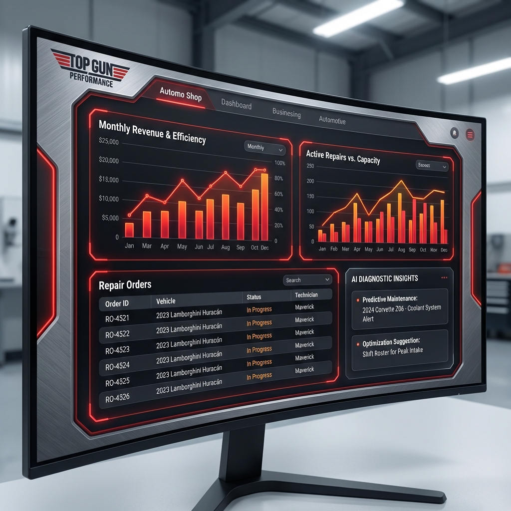 Top Gun Shop OS Dashboard